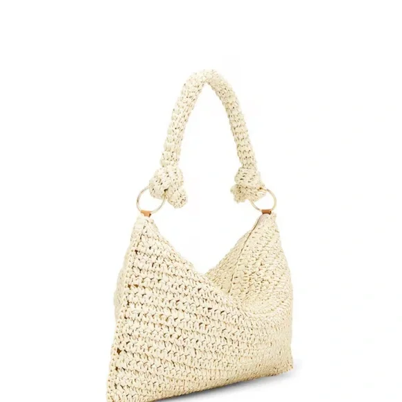 8 Other Reasons Cream Crochet Hobo Shoulder Bag - Picture 3 of 5